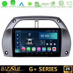 Bizzar G+ Series Toyota RAV4 2001 - 2006 8core Android12 6+128GB Navigation Multimedia Tablet 9