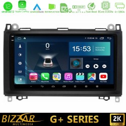 Bizzar G+ Series Mercedes A/B/Vito/Sprinter Class 8core Android12 6+128GB Navigation Multimedia 9