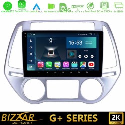 Bizzar G+ Series Hyundai i20 2012-2014 8core Android12 6+128GB Navigation Multimedia Tablet 9