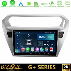 Bizzar G+ Series Citroën C-Elysée / Peugeot 301 8Core Android12 6+128GB Navigation Multimedia Tablet 9