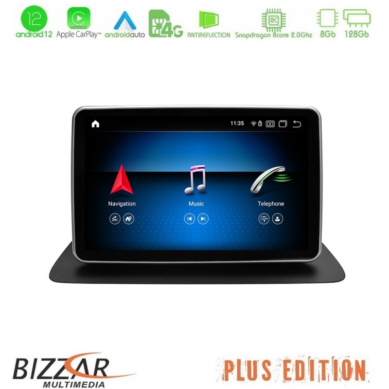 Bizzar Plus Edition Mercedes Android 13 (8+128GB) 8core Mercedes ML/SLK NTG4.5 Navigation Multimedia station 9