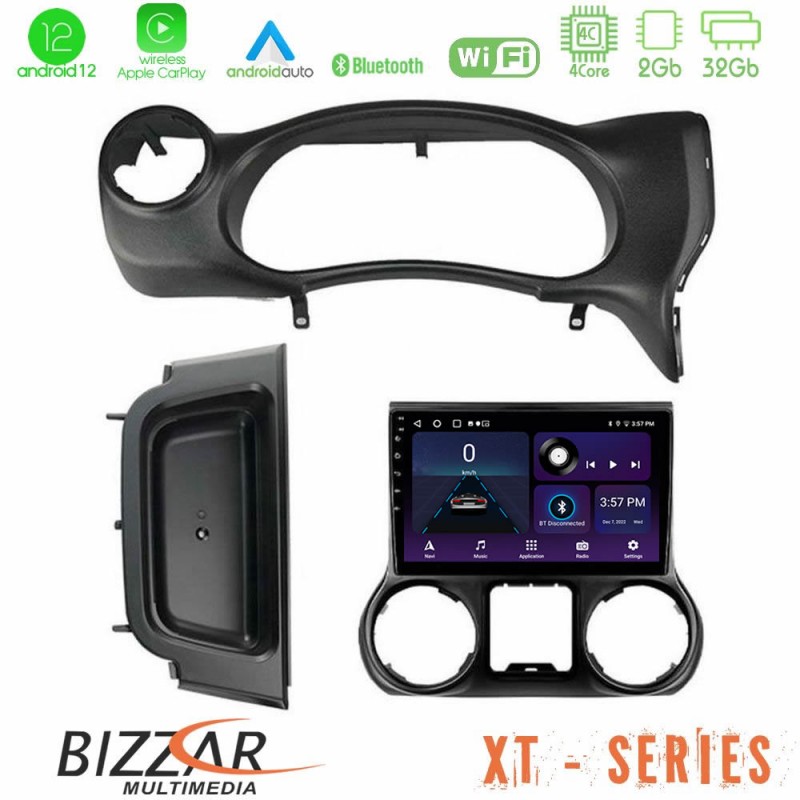 Bizzar XT Series Jeep Wrangler 2014-2017 4core Android12 2+32GB Navigation Multimedia Tablet 10