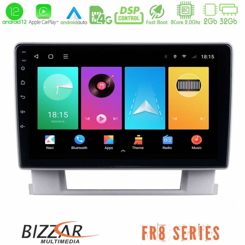 Bizzar FR8 Series Opel Astra J 2010-2014 8core Android13 2+32GB Navigation Multimedia Tablet 9