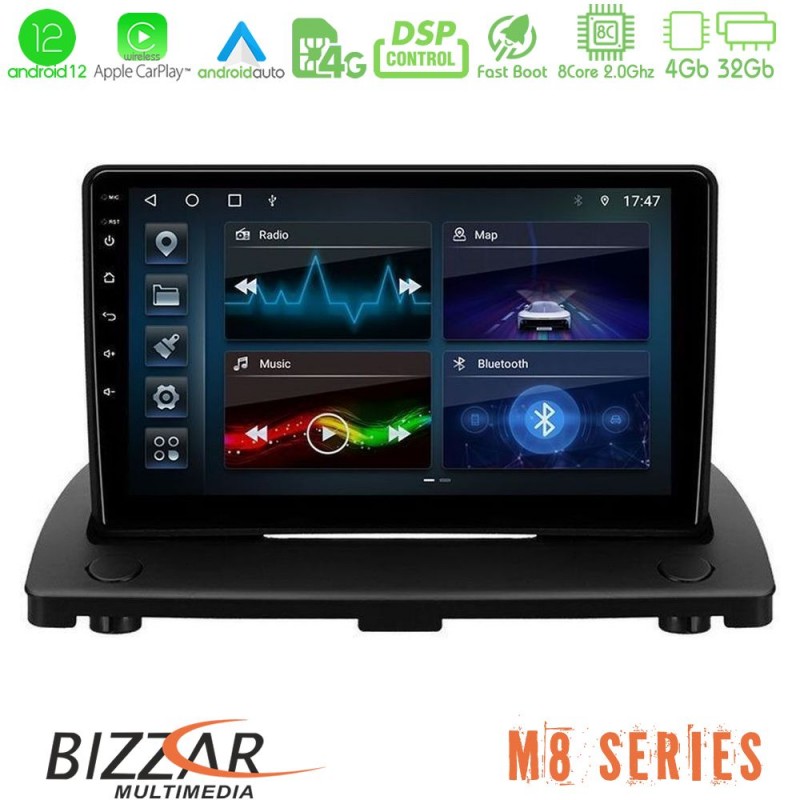 Bizzar M8 Series Volvo XC90 2006-2014 8Core Android13 4+32GB Navigation Multimedia Tablet 9