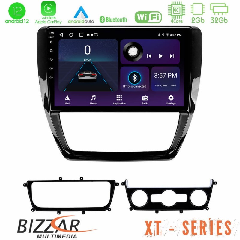 Bizzar XT Series VW Jetta 4Core Android12 2+32GB Navigation Multimedia Tablet 10