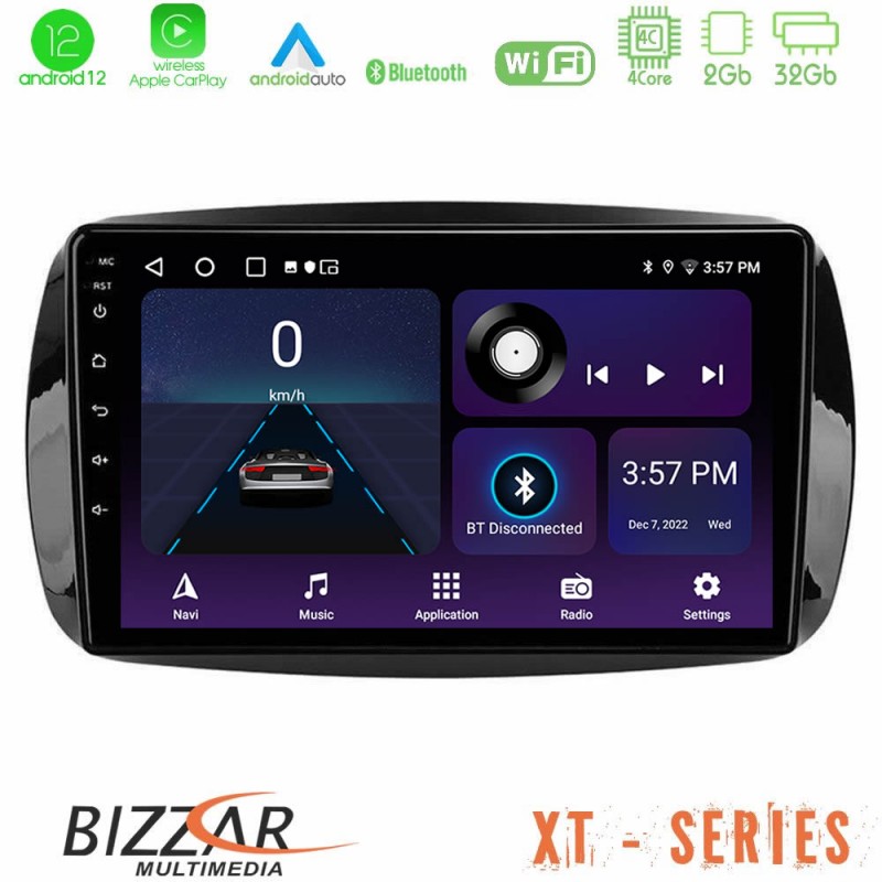 Bizzar XT Series Smart 453 4Core Android12 2+32GB Navigation Multimedia Tablet 9