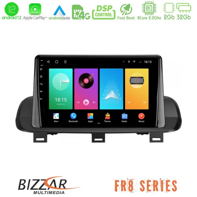 Bizzar FR8 Series FR8 Series Nissan Qashqai J12 & X-Trail T33 8core Android13 2+32GB Navigation Multimedia Tablet 10