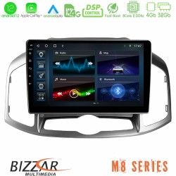 Bizzar M8 Series Chevrolet Captiva 2012-2016 8Core Android13 4+32GB Navigation Multimedia Tablet 9