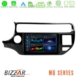 Bizzar M8 Series Kia Rio 2015-2017 8core Android13 4+32GB Navigation Multimedia Tablet 9