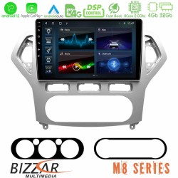 Bizzar M8 Series Ford Mondeo 2007-2010 AUTO A/C 8core Android13 4+32GB Navigation Multimedia Tablet 10