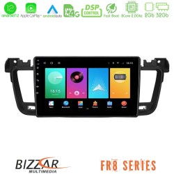 Bizzar FR8 Series Peugeot 508 2010-2018 8core Android13 2+32GB Navigation Multimedia Tablet 9