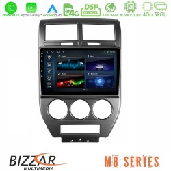 Bizzar M8 Series Jeep Compass/Patriot 2007-2009 8core Android13 4+32GB Navigation Multimedia Tablet 10