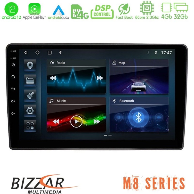 Bizzar M8 Series VW Passat 8core Android13 4+32GB Navigation Multimedia Tablet 9