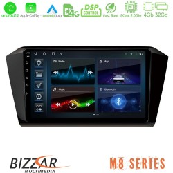 Bizzar M8 Series VW Passat 8core Android13 4+32GB Navigation Multimedia Tablet 10