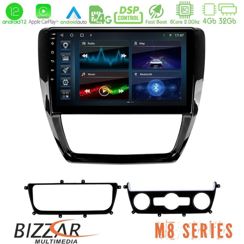 Bizzar M8 Series VW Jetta 8core Android13 4+32GB Navigation Multimedia Tablet 10