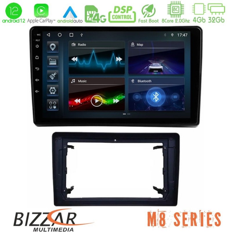 Bizzar M8 Series Chrysler / Dodge / Jeep 8core Android13 4+32GB Navigation Multimedia Tablet 10