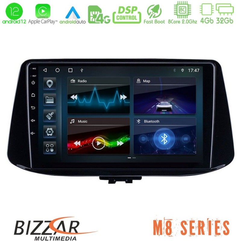 Bizzar M8 Series Hyundai i30 8core Android13 4+32GB Navigation Multimedia Tablet 9