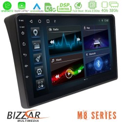 Bizzar M8 Series Fiat Ducato/Citroen Jumper/Peugeot Boxer 8core Android13 4+32GB Navigation Multimedia Tablet 9