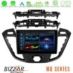 Bizzar M8 Series Ford Transit Custom/Tourneo Custom 8core Android13 4+32GB Navigation Multimedia Tablet 9