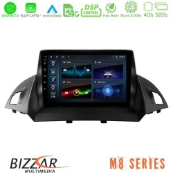 Bizzar M8 Series Ford C-Max/Kuga 8core Android13 4+32GB Navigation Multimedia Tablet 9