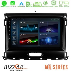 Bizzar M8 Series Ford Ranger 2017-2022 8core Android13 4+32GB Navigation Multimedia Tablet 9