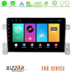 Bizzar FR8 Series Suzuki Grand Vitara 8core Android13 2+32GB Navigation Multimedia Tablet 9