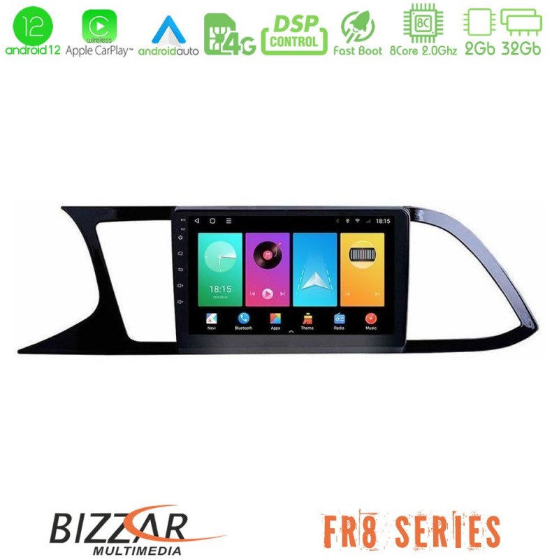 Bizzar FR8 Series Seat Leon 2013 – 2019 8core Android13 2+32GB Navigation Multimedia Tablet 9