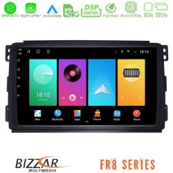 Bizzar FR8 Series Smart 451 8core Android13 2+32GB Navigation Multimedia Tablet 9