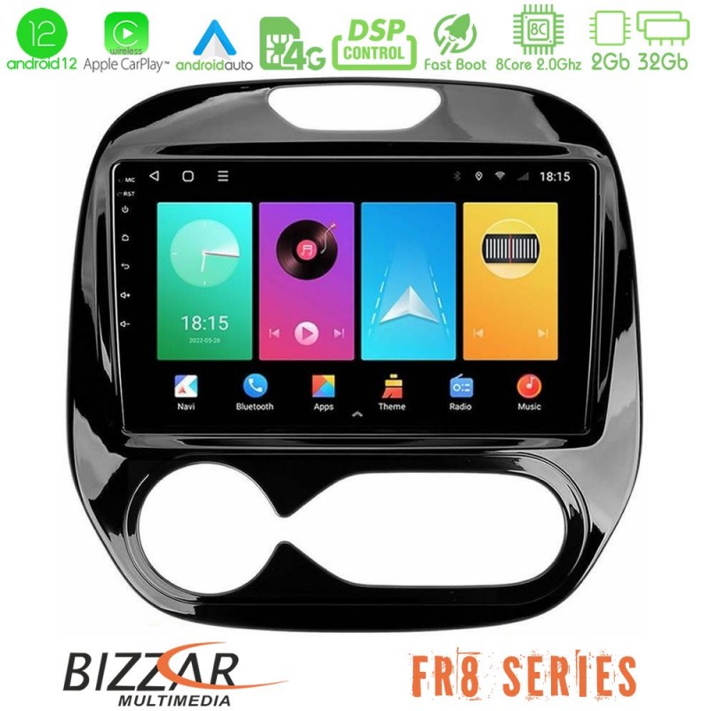 Bizzar FR8 Series Renault Captur 2013-2019 (Auto AC) 8core Android13 2+32GB Navigation Multimedia Tablet 9