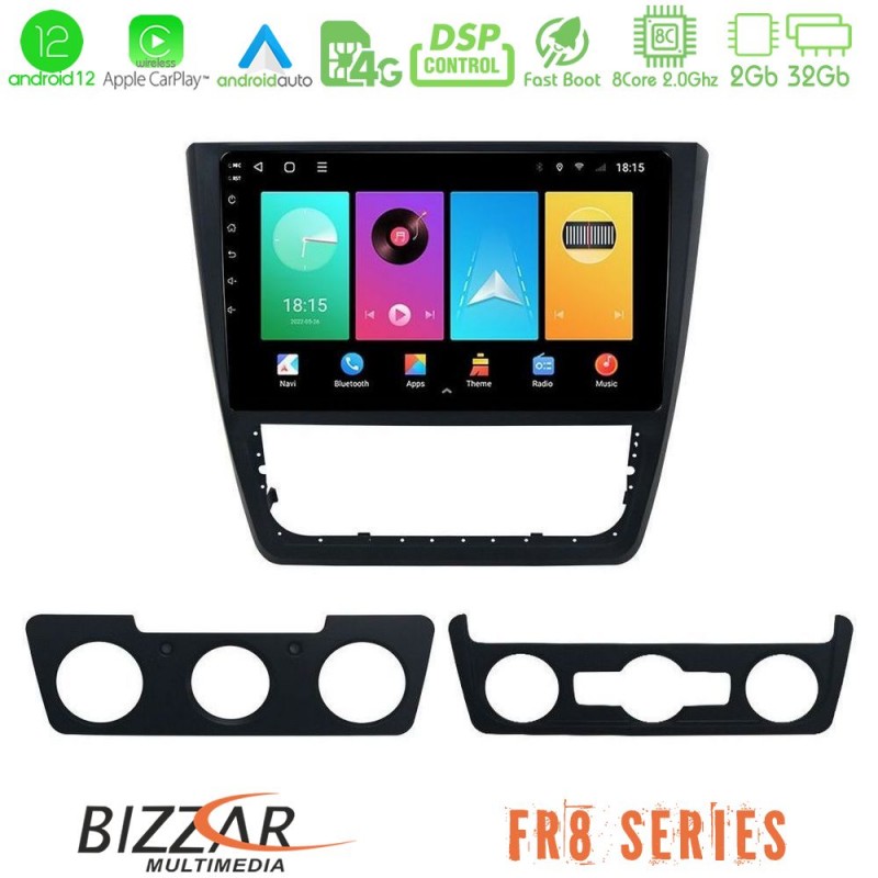 Bizzar FR8 Series Skoda Yeti 2009-&gt; 8core Android 11 2+32GB Navigation Multimedia Tablet 10