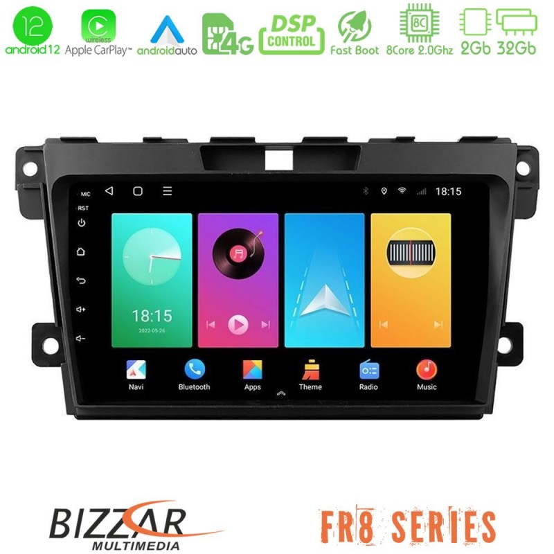 Bizzar FR8 Series Mazda CX-7 2007-2011 8core Android13 2+32GB Navigation Multimedia Tablet 9