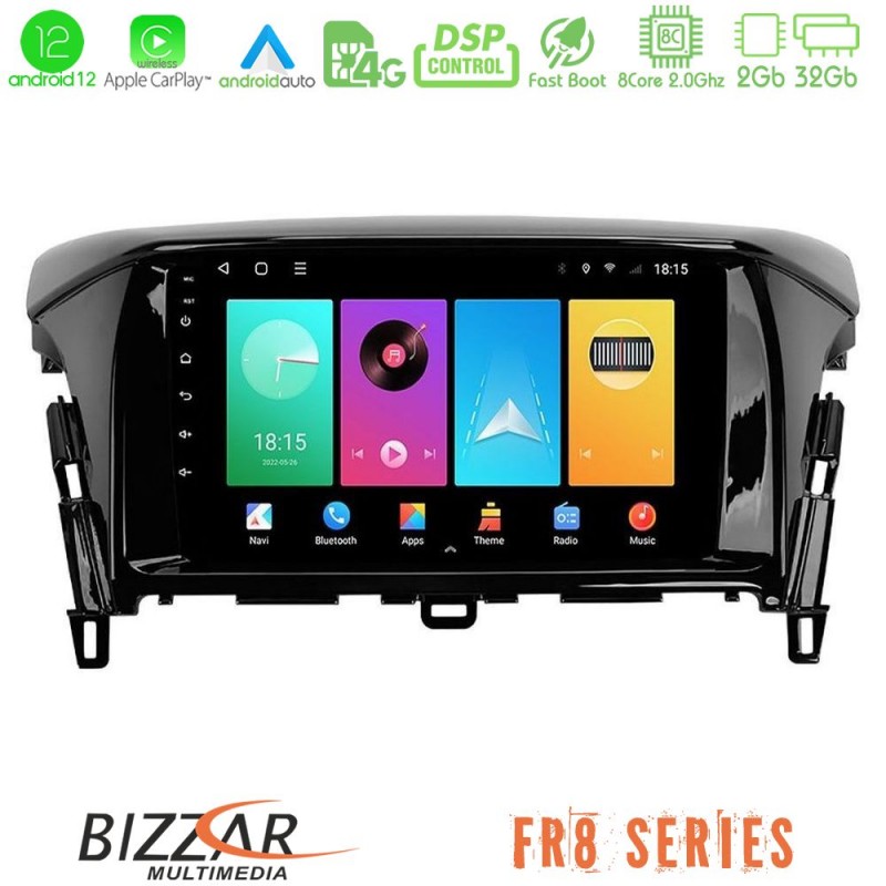 Bizzar FR8 Series Mitsubishi Eclipse Cross 8core Android13 2+32GB Navigation Multimedia Tablet 9