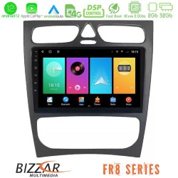 Bizzar FR8 Series Mercedes C Class (W203) 8core Android13 2+32GB Navigation Multimedia Tablet 9