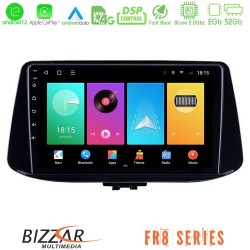 Bizzar FR8 Series Hyundai i30 8core Android13 2+32GB Navigation Multimedia Tablet 9