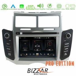 Bizzar Toyota Yaris Silver Color Android 10 8core Navigation Multimedia