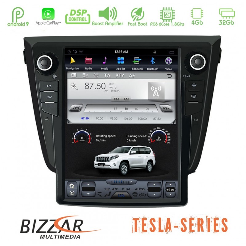 Bizzar Nissan X-Trail T32 2014-2020 Tesla 12.1