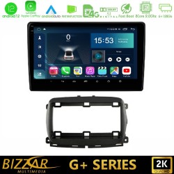 Bizzar G+ Series Fiat 500 2016&gt; 8core Android12 6+128GB Navigation Multimedia Tablet 9