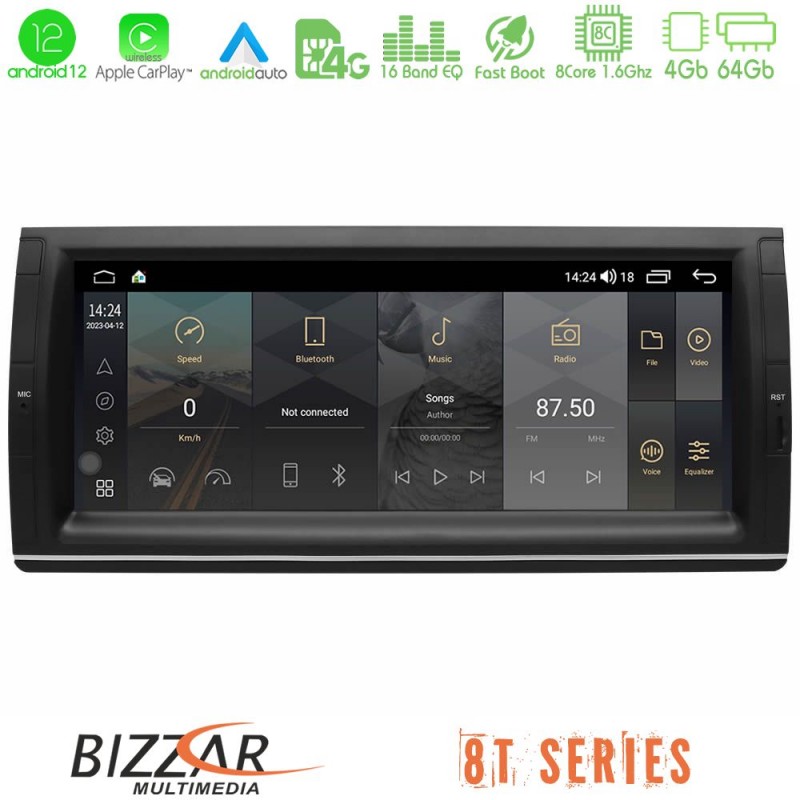 Bizzar OEM BMW X5 E53 10.25″ Special Design 8core Android12 4+64GB Navigation Multimedia Deckless με Carplay/AndroidAuto