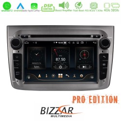 Bizzar OEM Alfa Romeo Mito 8core Android12 4+32GB Multimedia Station (Γκρι χρώμα)