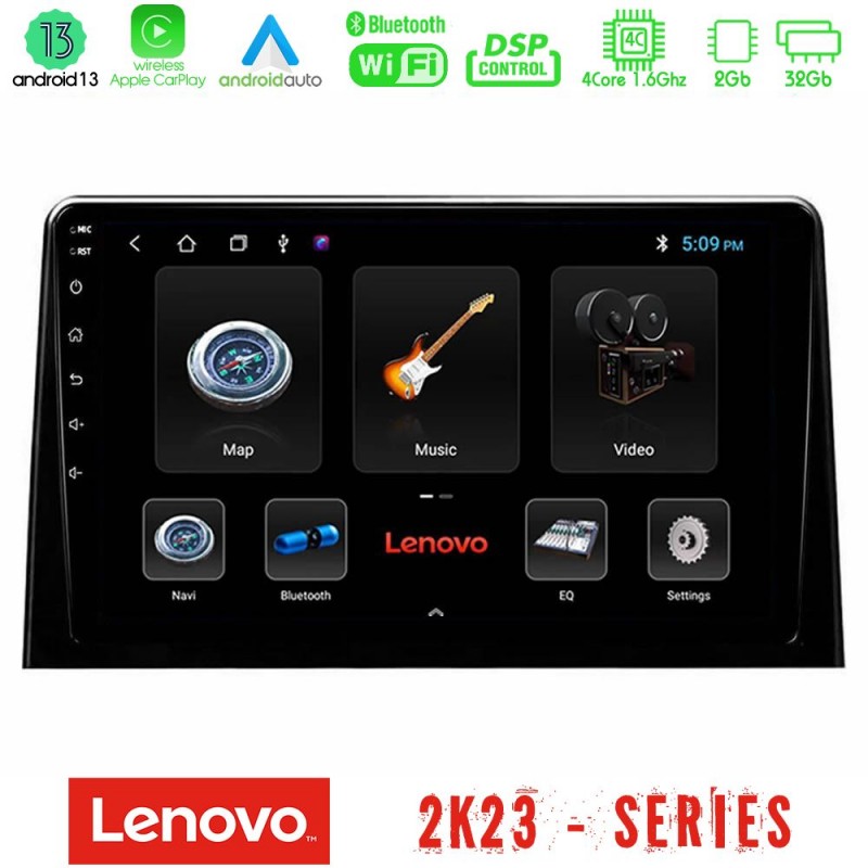 Lenovo Car Pad Peugeot Partner / Citroën Berlingo 2020-&gt; 4Core Android 13 2+32GB Navigation Multimedia Tablet 10