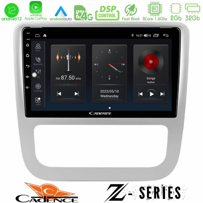 Cadence Z Series VW Scirocco 2008-2014 8Core Android12 2+32GB Navigation Multimedia Tablet 9