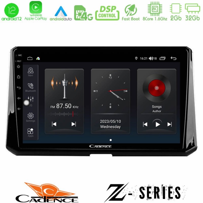 Cadence Z Series Toyota Corolla 2019-2022 8core Android12 2+32GB Navigation Multimedia Tablet 10