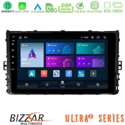 Bizzar Ultra Series VW MQB 2017-&gt; 8core Android13 8+128GB Navigation Multimedia 9