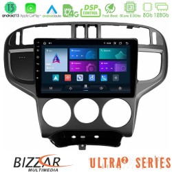 Bizzar Ultra Series Hyundai Matrix 2001-2010 8Core Android13 8+128GB Navigation Multimedia Tablet 9