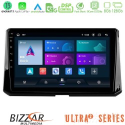 Bizzar Ultra Series Toyota Corolla 2019-2022 8core Android13 8+128GB Navigation Multimedia Tablet 10