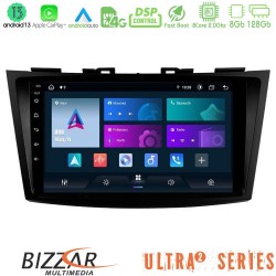 Bizzar Ultra Series Suzuki Swift 2011-2016 8core Android13 8+128GB Navigation Multimedia Tablet 9