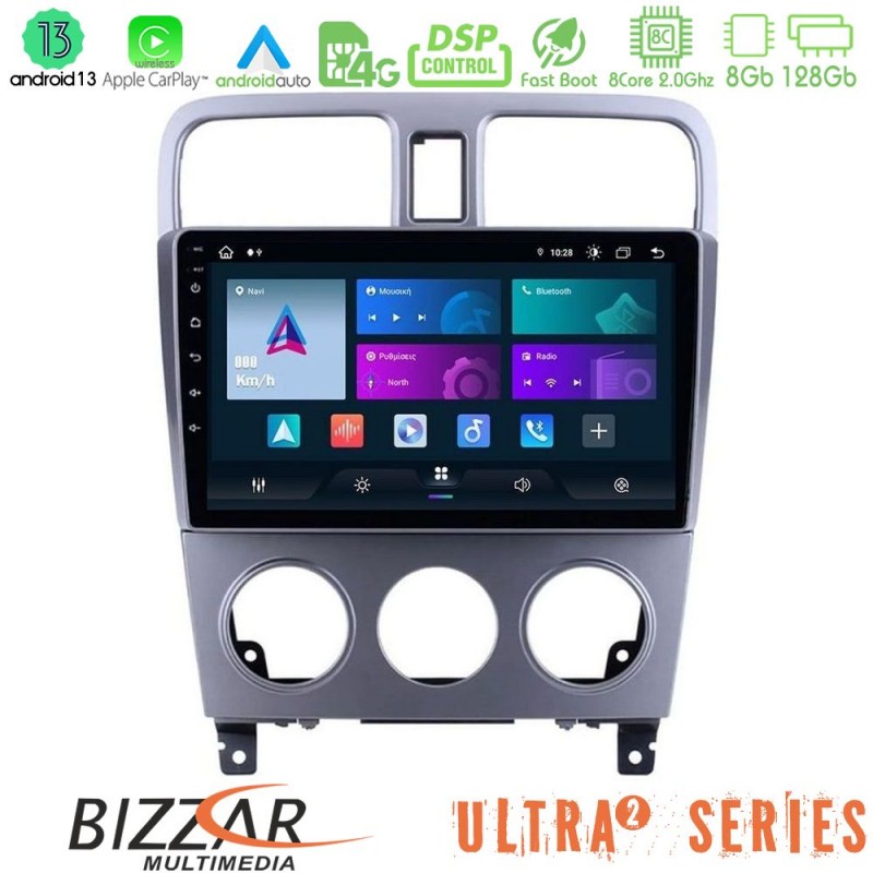 Bizzar Ultra Series Subaru Forester 2003-2007 8core Android13 8+128GB Navigation Multimedia Tablet 9