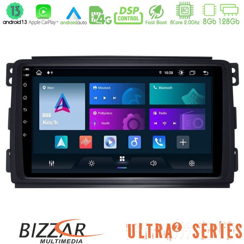 Bizzar Ultra Series Smart 451 8core Android13 8+128GB Navigation Multimedia Tablet 9