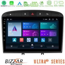 Bizzar Ultra Series Peugeot 308/RCZ 8core Android13 8+128GB Navigation Multimedia Tablet 9