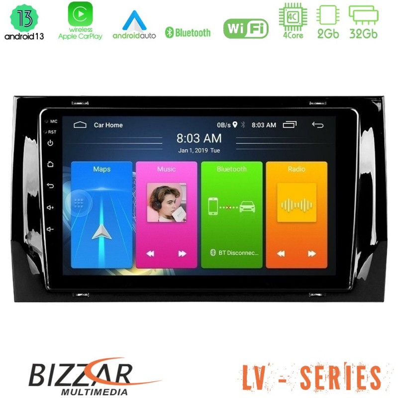 Bizzar LV Series Skoda Kodiaq 2017-&gt; 4Core Android 13 2+32GB Navigation Multimedia Tablet 10